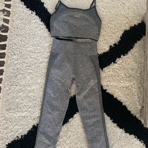 Gymshark seamless pants and sports bra